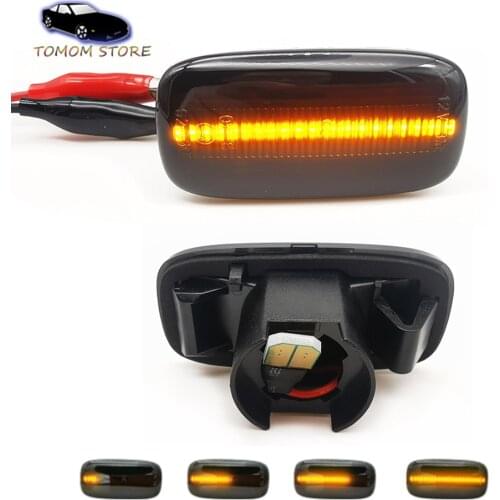 For Nissan Skyline Sunny Primera Camino P11 Stagea WC34 Bluebird Sylphy G10 Slivia LED Turn Signal Dynamic Amber Indicator Light