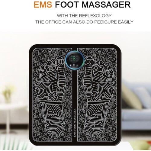 Electric EMS Intelligent Foot Massage Pulse Muscle Stimulator Blood Relieve Ache Pain Circulation Relieve Ache Health Care