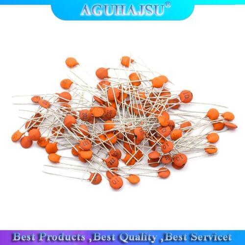 100pcs Ceramic capacitor 50V 1pF ~ 100nF 0.1uF 104 4.7PF 10PF 22PF 33PF 47PF 100PF 101 220PF 221 330PF 470PF 1NF 103 47NF 473