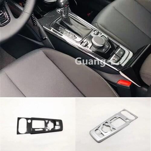 Car Cover Stick Inside Inner Middle Shift Stall Paddle Cup Switch Frame Lamp Trim 1pcs For Audi Q2 Q2l 2018 2019 2020 2021