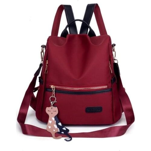 Hot Sale Backpack Women 2021 New Trendy Ladies Backpack Travel Anti-theft Oxford Cloth Lightweight Fashion All-match Female Bag
