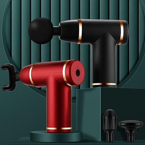 Massage Gun Mini Pocket Massager Deep Muscle Vibration Relief Pain Relax Fitness Therapy for Body Massage Relaxation