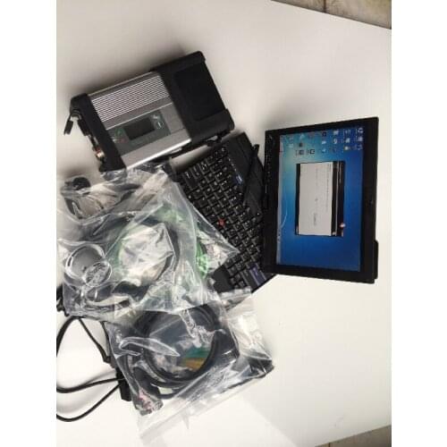 Mb sd connect with ssd 2021-03v newest software win7 system mb star c5 with 5 cables top quality with x201t laptop