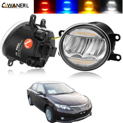 2in1 Fog Light + Daytime Running Light 30W 8000LM Car LED Fog Light Assembly DRL 12V For Toyota Allion 2/ii 2007 2008 2009 2010