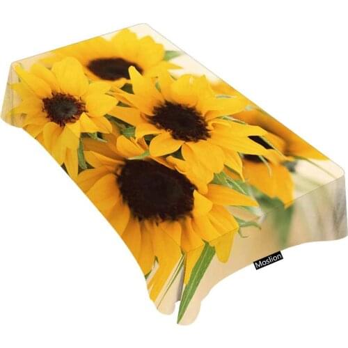 Rectangle Table Cloths Nice Sunflowers Table Cover