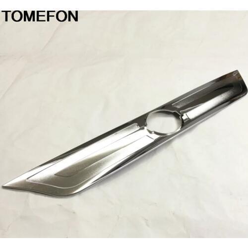 TOMEFON For Nissan Qashqai J11 2016 2017 2018 2019 Tail Rear Gate Center Logo Strip Frame Cover Trim Exterior Accessories ABS