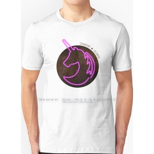 Vanilla Unicorn Neon Sign T Shirt 100% Pure Cotton Unicorn Strip Club Video Games Neon Neon Sign
