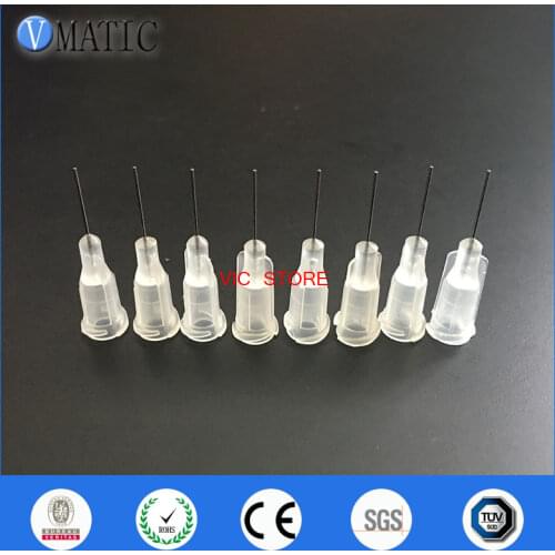 High Quality 100 pcs 27G TE Premier Dispensing Tips 0.5" Tubing Length 100 Pcs Liquid Dispenser Needle 1/2 Inch