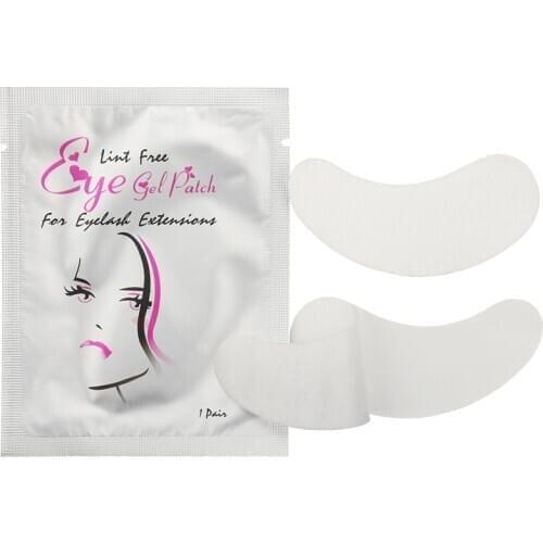 200 Pairs Eyelash Pad Gel Patch Grafting Under Eye Patches Eye Lash Paper Stickers Patch Eyelash Extension Women Makeup Tools
