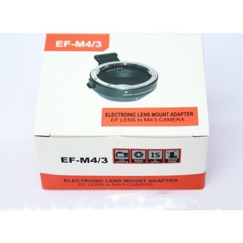 EF-MFT Electronic Aperture Control Lens Mount Adapter for Canon EF EF-S to Olympus E-P1 P2 3 Panasonic LUMIX GH2/3/4 M4/3 Camera