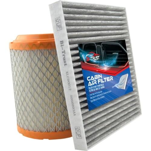 Bi-Trust Engine & Cabin Air Filter for 2011-2012 Dodge Caliber/2011-2017 Jeep Compass/2011-2017 Jeep Patriot