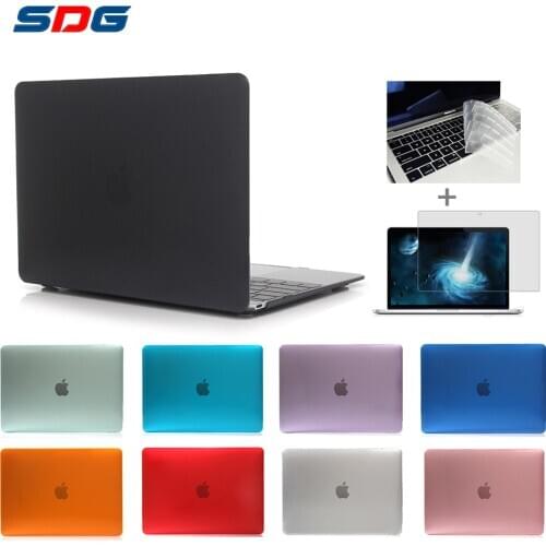 Laptop Case For Apple Macbook Mac book Air Pro Retina New Touch Bar 11 12 13 15 inch Hard Laptop Cover Case 13.3 Bag Shell