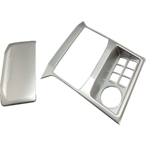 For Toyota Land Cruiser Prado FJ150 150 2018 Four-wheel Drive Switch Button Cover Trims ABS Chrome Car Styling Accessories