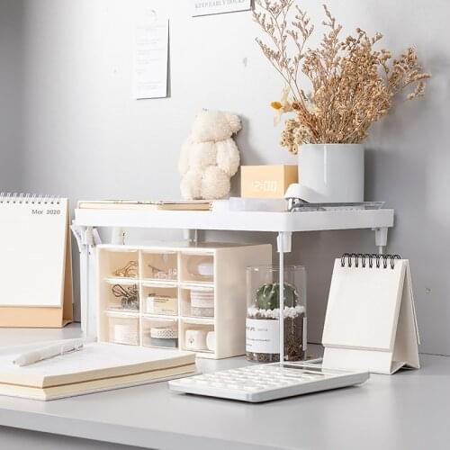 Home Desktop Organizer Storage Shelf Rack for Kitchen Shelves Wardrobe Cabinet Closet Holder Makeup Organizer Kitchen Accessorie