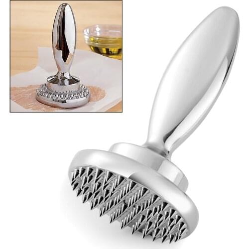 Reversible Meat Tenderizer and Pounder Commerical Dual Sided Meat Tenderizer Mallet Marinating Prep Tool