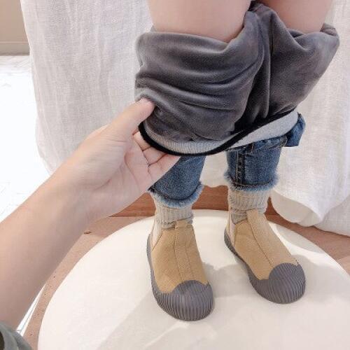 2019 Winter New Baby Clothes Toddler Girl Plus Velvet Thick Jeans Childrens Denim Pants Baby Casual Denim Pants for Girls Jeans