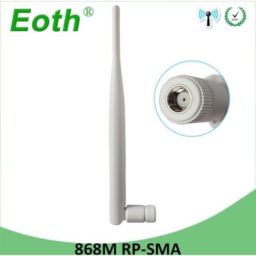 868MHz 915MHz Antenna LORA 5dbi RP-SMA Connector GSM 915 MHz 868 MHz antena outdoor signal repeater antenne waterproof Lorawan