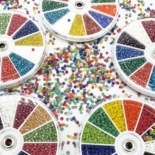 Box Set Glass Seed Beads Czech Charm Crystal Spacer Glass Beads For Making Rings DIY Earring Bracelet Necklace Jewelry Making