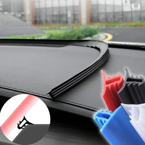 Car Stickers Dashboard Sealing Stripsfor kia peugeot 106 fiat ducato dacia lodgy seat suzuki gsr 600 ix35 volkswagen golf 5