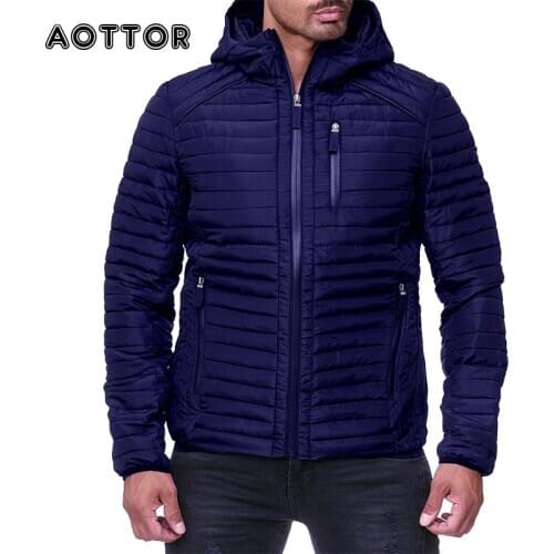 New Winter Men Solid Color Parkas Quality Brand Mens Hooded Warm Jacket Outwear Coat Outwear -20 Degree Jaqueta Masculina