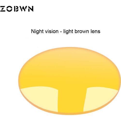 Night vision goggle Polarized sunglasses prescription lens eyeglasses reading lens index 1.61,1.67 uv400 for night driving fish