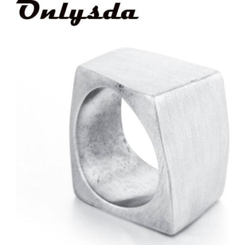 Onlysda Stainless Steel Viking Ring vintage Hammer retro punk jewelry finger man Love Jewelry Gift Wholesale OSR194