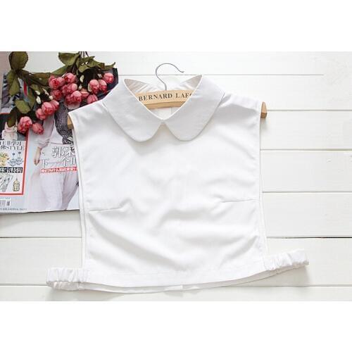 Wholesale Women Chiffon Shirt Fake Collar decorative False collar for girls detachable white cotton shirt collar false collar