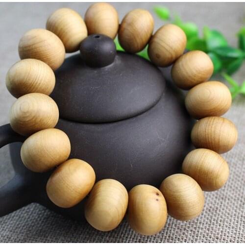 Cliff Cypress Taihang Mountain Aged Old Material Without Tumor Scar Abacus Beads Mens And Womens