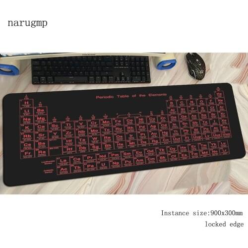 Table of the elements pad mouse computer gamer mouse pad best padmouse big Christmas gifts mousepad ergonomic gadget office mats