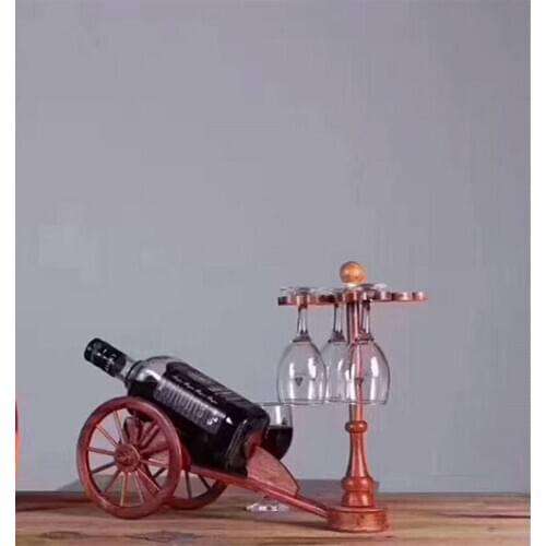 Rosewood rosewood europeo estante de vino estante colgante muebles para el hogar Hotel Der Bar decoración moda creativa