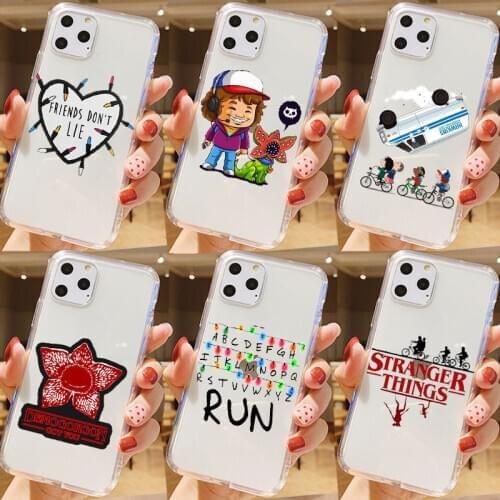U.S. drama TV Stranger Things RUN Letter Phone Case For iPhone 11 PRO 12 PRO MAX 6S 7 8 Plus SE XR XS MAX Soft TPU Cover
