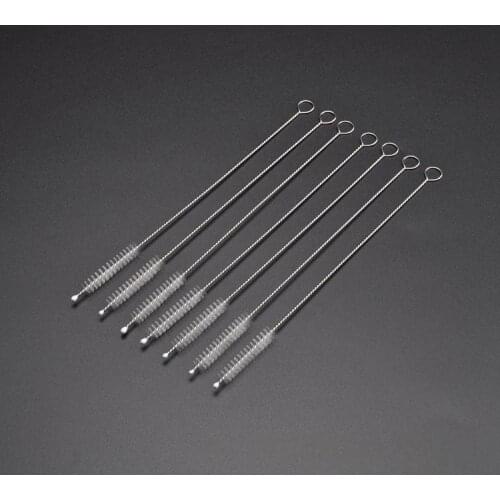 1000pcs 175mm 200mm 240mm Stainless Steel Nylon Straw Cleaning Brush Drinking Pipe Tube Cleaner Baby Bottle Clean Tools
