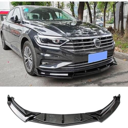 Applicable To For Volkswagen Sagitar Accessories 3Pcs Car Front Bumper Split Lip Body Kit 2019-2021 Jetta Spoiler Modification