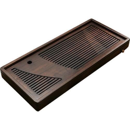 "King Tea Mall" Bamboo Tea Tray with Water Tank 2 Variations for Chinese Gongfu Chadao,TeaWares,TeaSets,Boards,Saucers,Gifts