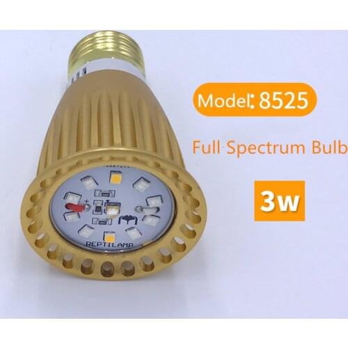 Tortoise Back Lamp Reptile Full Spectrum Solar Bulb UVA UVB Reptile Supplement Calcium Three In One Tortoise Heating LED