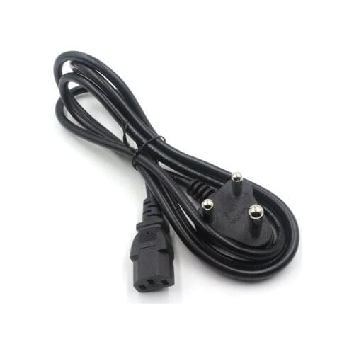 Pure copper 1.8m Great South Africa power cord India three plug computer cable