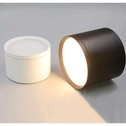 Surface Mounted dimmable LED downlight 5W 7W 12W 18W LED ceiling spotlight AC85~265V LED surface light indoor lighting