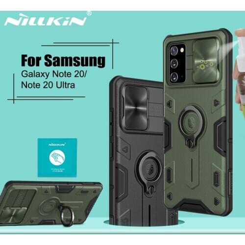 For Samsung Galaxy Note 20 Ultra Case 6.9 phone stand holder NILLKIN Camera Protect Back Cover for Samsung Note 20 case 6.7