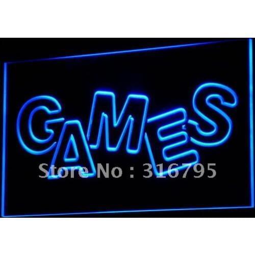 I617 Games Shop Room Display NEW LED Neon Light Light Signs On/Off Switch 20+ Colors 5 Sizes