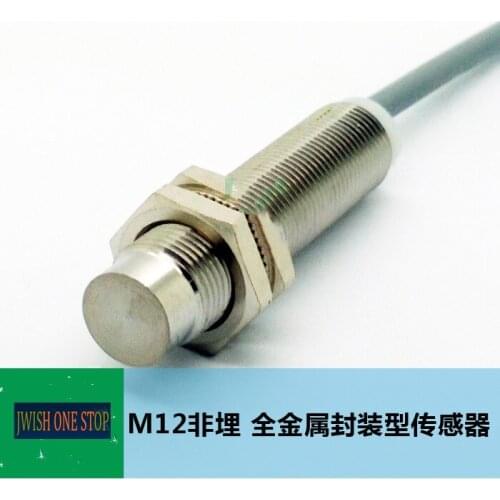 M12 Inductive Non-buried Distance 4mm Stainless Steel Full Metal Package Type