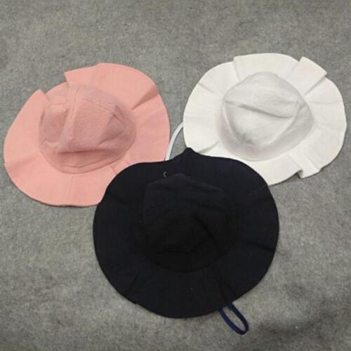 Citgeett Toddler Kids Sun Cap Summer Outdoor Baby Girl Boy Beach Cotton Hat Wide Brim Hat