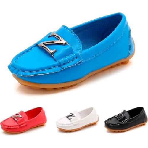 Baby Boy Girl Shoes Slip-on Loafer Flats Children Casual Leather Shoes Soft Comfortable Infant Shoe Kids First Walkers Mocassins