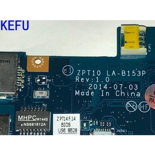 KEFU stock !! ZPT10 LA-B153P 793103-501 Laptop Motherboard for HP x360 310 G1 mainboard(qualified ok)
