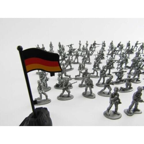 100 PCS/Bag Model Army Corps Of Army Military Soldier Model PE Plastic Model Soldiers Childrens Toys