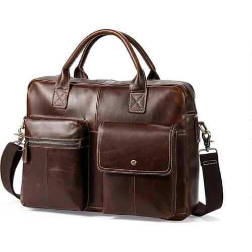 Mens bags Shoulder messenger bag men genuine leather bags designer handbags high quality Real Leather crossbody briefcase bag
