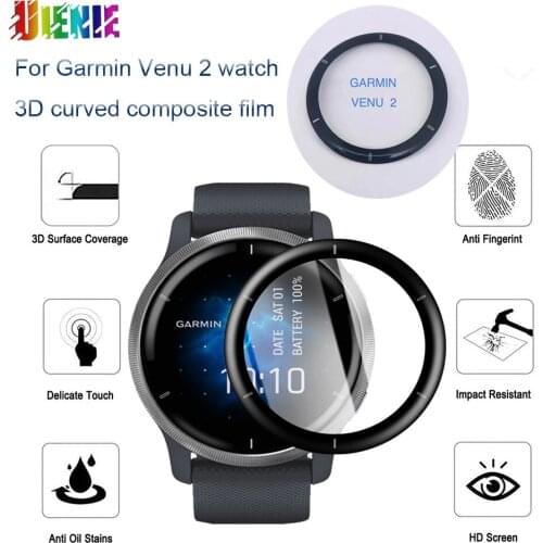 3D Curved Composite Screen Protective Film For Garmin Venu 2/2S Smart Watch Ultra Thin HD Transparent Full Screen Protector Film