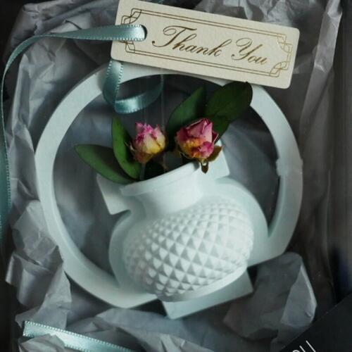 Vase Shaped Aromatherapy Wax Silicone Mold For Car Pendant Big Size Cake Mould Flowerpot DIY Gypsum Plaster Molds