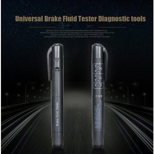 Universal Brake Fluid Tester Diagnostic tools Accurate Oil LED Brake fluid Liquid Testing oil detection pen Automotivo Car acces