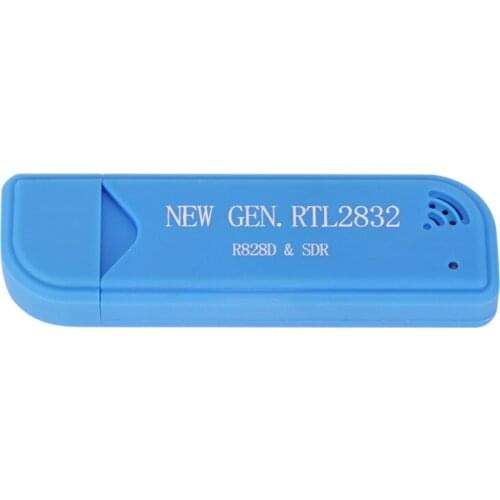 USB 2.0 TV Receiver DAB FM RTL2832U R828D SDR RTL A300U 25MHz-1760MHz Receiving Frequency Tuner Dongle Stick with Antenna