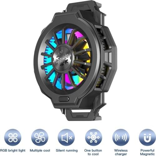 Type-C Smart Phone Cooling Fan Portable Gaming Mobile Cooler Gamepad Radiator Cooler Fan Portable USB Radiator